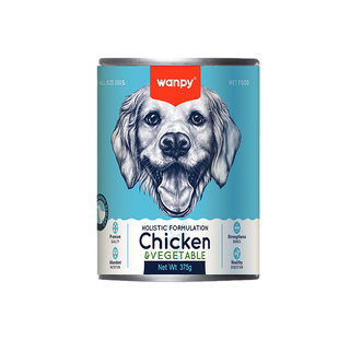 Wanpy Dog Wet Chicken and Vegetable Canned 375g
