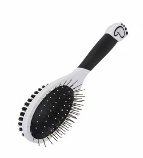Pet One Grooming - Combo Bristle & Metal Pin Brush Large