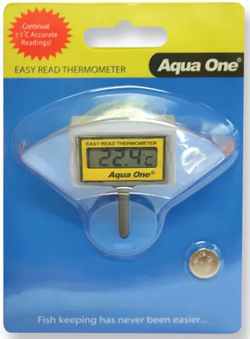 Aqua One Easy Read LCD Thermometer (inside Tank)