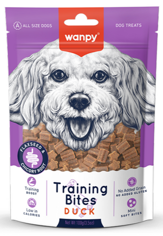 Wanpy Dog Treat Training Bites Duck 100g