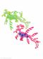 * Aqua One Ornament - Floating Sea Dragon Lge Glow In Dark Mixed Colour