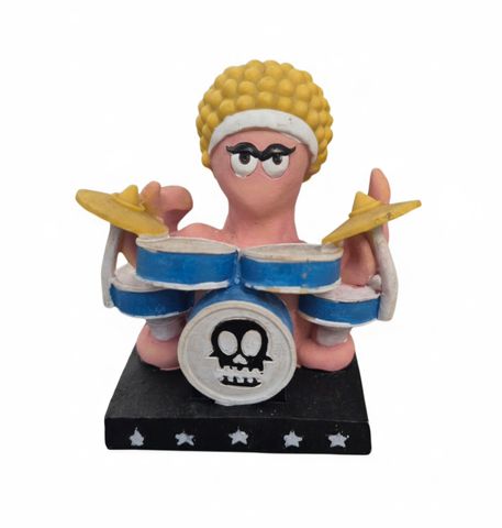 * Aqua One Ornament - Rocking Drummer Octopus 9.3x8.8x9.6cm