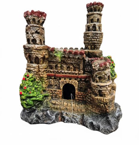 Exotic Aquarium Ornament - Medieval Castle Large