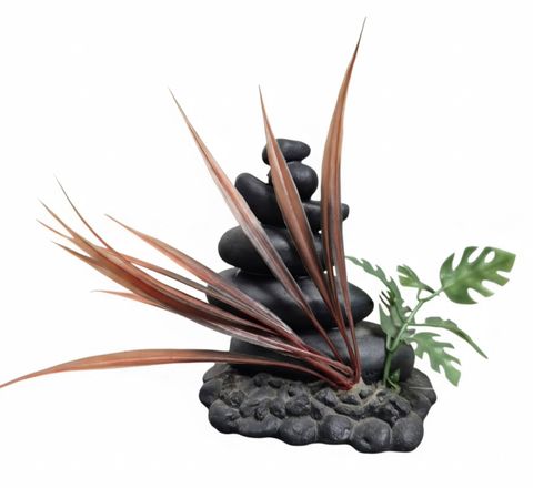 Exotic Aquarium Ornament - Zen With Plant