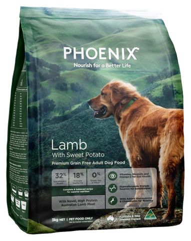Phoenix Dog Lamb & Sweet Potato 3kg