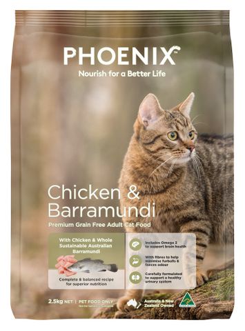 Phoenix Cat Chicken & Barramundi  2.5kg