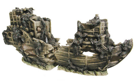 Aqua One Ornament - U331 Shipwreck Large (2/set) 70x33cm