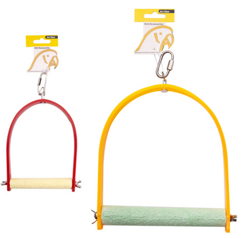 Avi One Parrot Swing W/Concrete Perch (M) 17x24cm