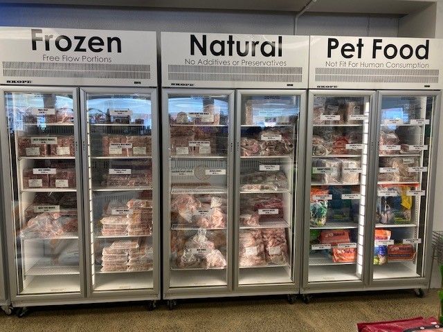 Frozen clearance pet food