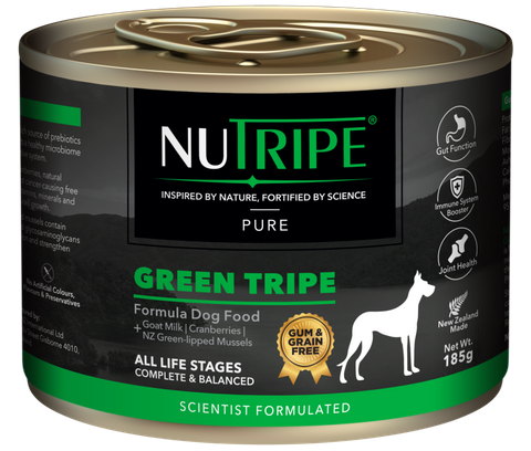 Nutripe Pure Dog Green Tripe 185g