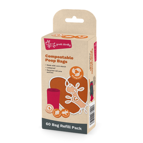 Yours Droolly Compostable Poop Bags 60pk