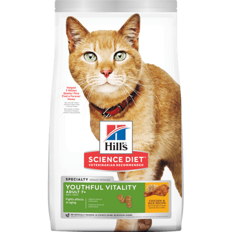 SD Cat Adult 7yrs+ Youthful Vitality 2.72kg