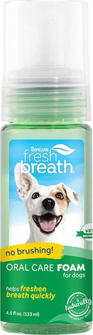 Tropiclean Fresh Breath Mint Dental Foam 133ml
