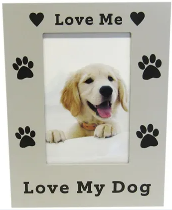 Picture Frame -  Love Me, Love My Dog