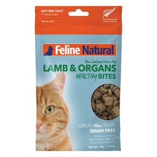 Feline Natural Freeze Dried Lamb & Organs Healthy Bites 50g