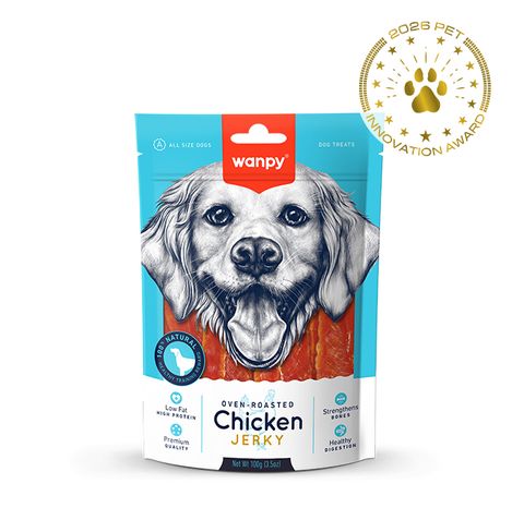 Wanpy Dog Treat Chicken Jerky 100g