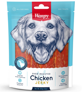 Wanpy Dog Treat Chicken Jerky 100g