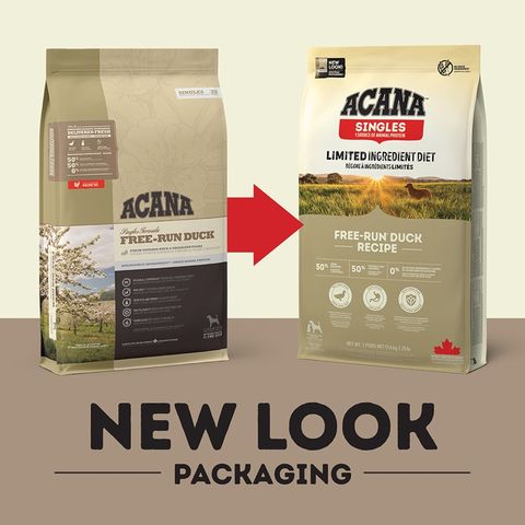 Acana Dog Singles Free Run Duck  2kg