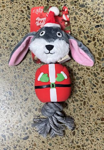 AFP Christmas Latex Rope Buddy - Bunny