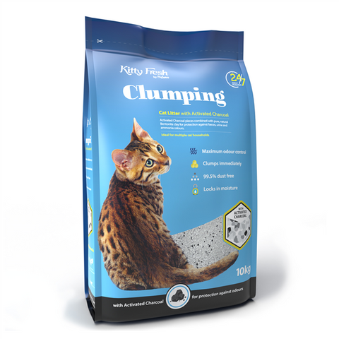 Kitty Fresh Litter Charcoal Clumping 10kg