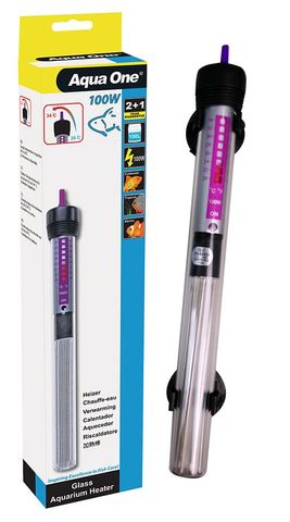 Aqua One Glass Heater 100W 24.5cm