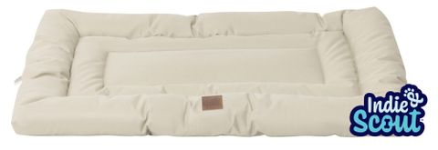 Indie & Scout Water Resistant Bed  Medium Taupe 89x56x5cm
