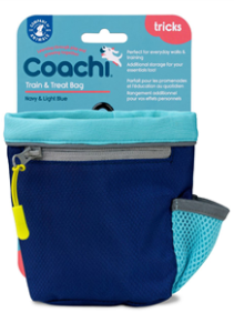 Coachi Train & Treat Bag - Navy & Light Blue