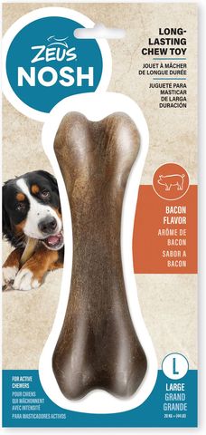 Zeus Nosh Strong Chew Bone - Bacon Large 18.5cm