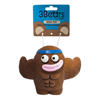 3Bears Latex Q Brothers 11.5cm - Brown