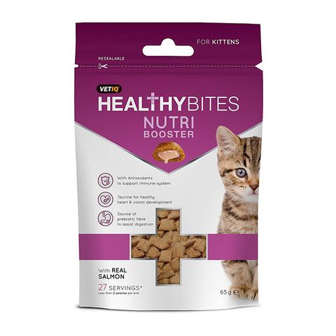 VetIQ Healthy Bites Nutri Booster Treats for Kittens 65g