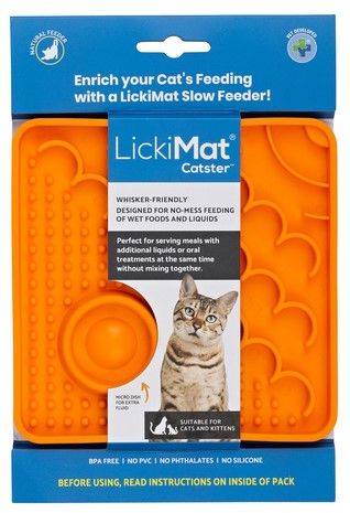 LickiMat Cat Catster - Orange