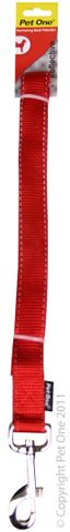 Pet One Reflective Lead Red