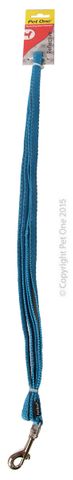 Pet One Reflective Lead Aqua