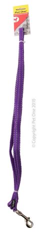 Pet One Reflective Lead Purple