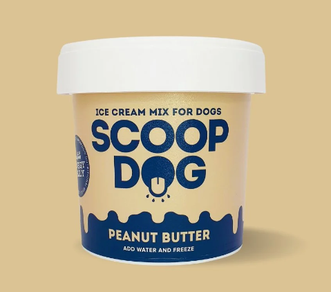 Scoop Dog Ice Cream Mix Peanut Butter Doggy Daily Petsmart.nz