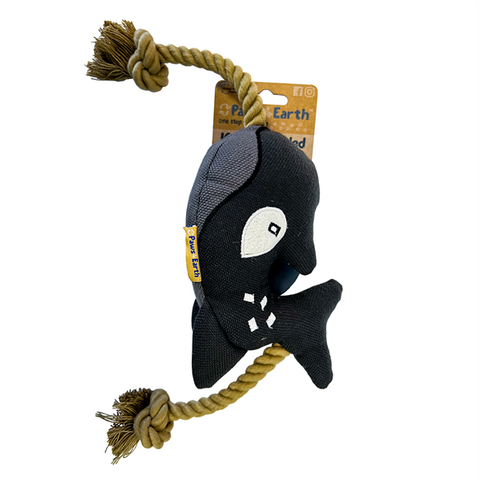 Paws 4 Earth Dog Toy Killer Whale Rope