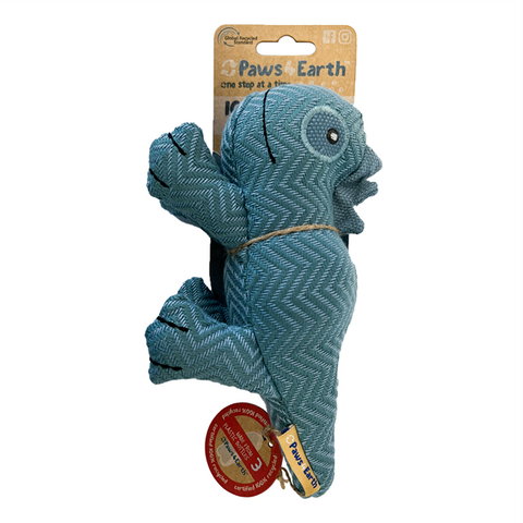 Paws 4 Earth Dog Toy Stuffed Gecko
