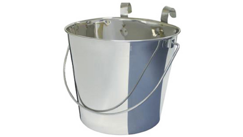 Bucket Flat Sided with Handle 3.4L