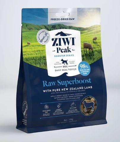 Ziwi Peak Booster Freeze Dried Dog Food - Lamb 114g