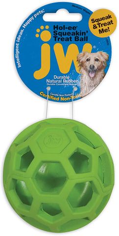 JW Hol-ee Squeakin Treat Ball