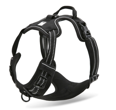 True Love No-Pull Mesh Harness Black