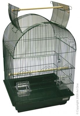 Avi One Bird Cage - 450 Arch Open Top 46x36x78cm
