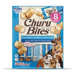 Inaba Dog Churu Bites Chicken Wraps with Cheese 8pk