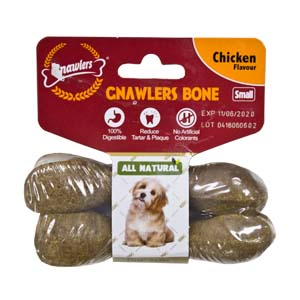 Gnawlers  7.6cm Chicken Bone Twin Pack