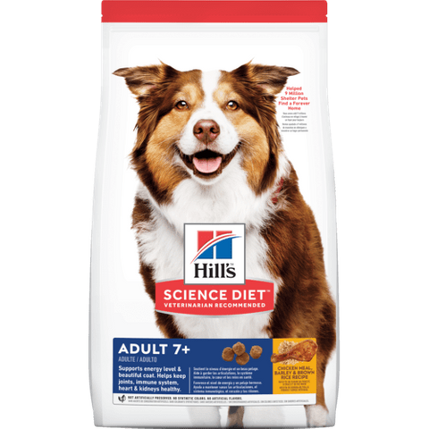 Science Diet Dog Adult 7yrs+ 12kg