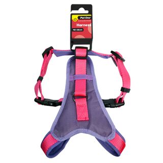 Pet One Harness - Comfy Padded 56-66cm 20mm Purple/Pink