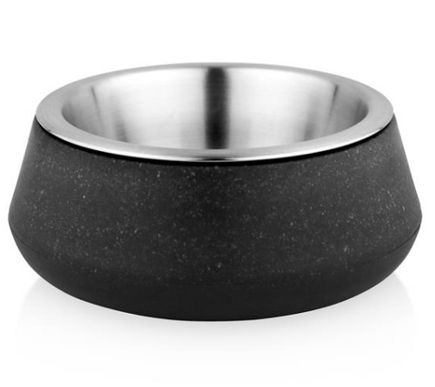 3Bears Bamboo Stone Bowl 920ml 17cm - Charcoal