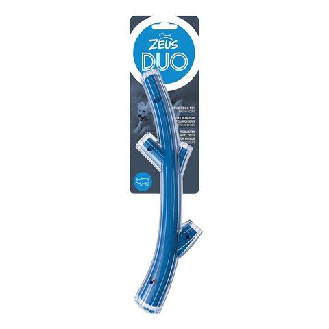 Zeus Duo Dog Stick Blue - Bacon Scent 30cm