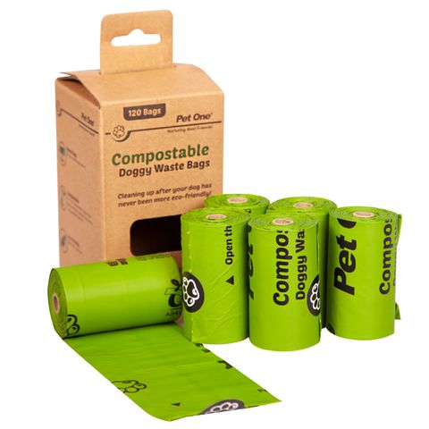 Pet One Doggy Compostable Waste Bags 120bags