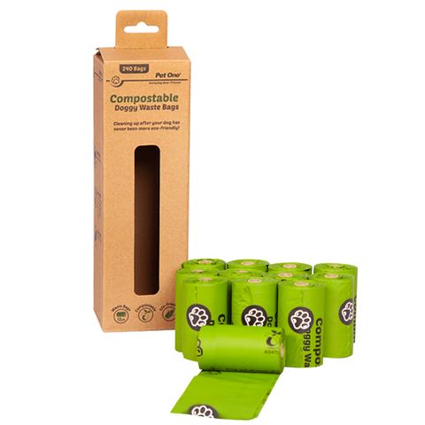 Pet One Doggy Compostable Waste Bags 240bags